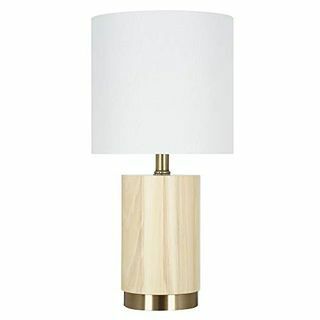 Rivet Scandinavian Blond-Wood galda lampa